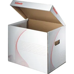 Esselte Archivcontainer 27x303x39cm weiß Packung mit 10 Stück