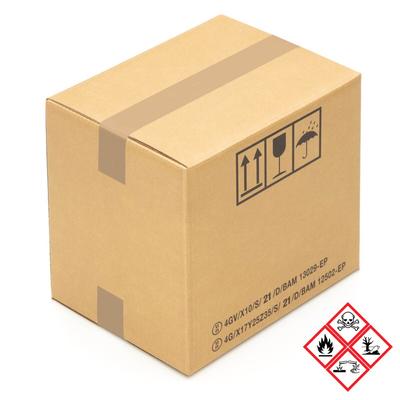 KK Verpackungen 60 Gefahrgut Kartons 325 x 245 x 300 mm Wellpappe Versandkartons Gefahrstoffe