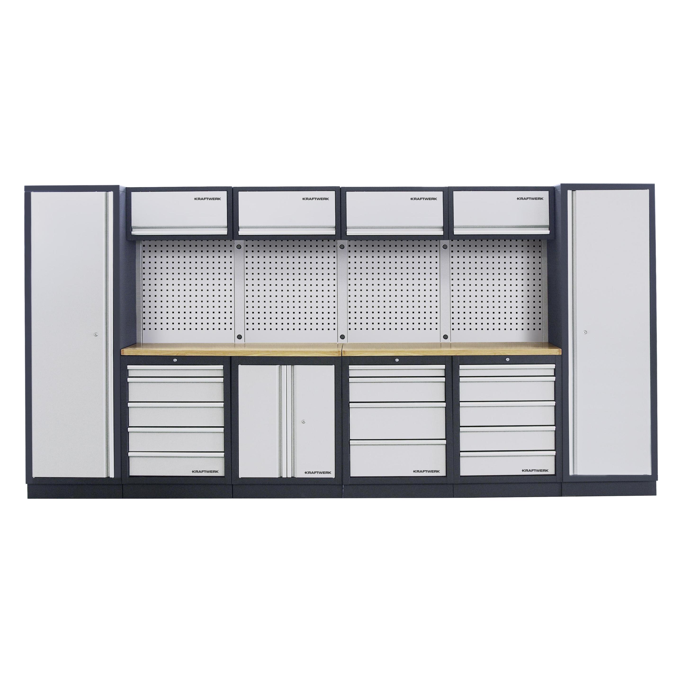 Kraftwerk MOBILIO-EX Komplett-Kombi Lochwand Buche (392 cm, 72.10 cm) (3964C-EX)