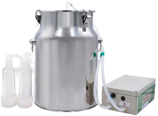 Ziegenmelkmaschine 10 Liter - Edelstahl - automatischer Stopp - leicht zu reinigen - ShopFlot