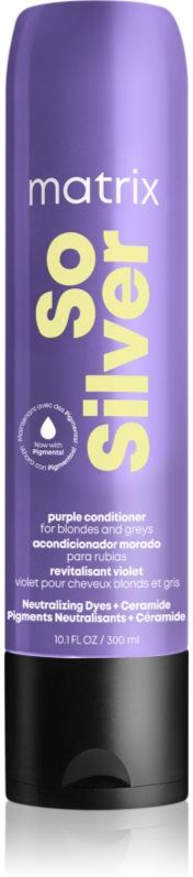 Matrix So Silver Feuchtigkeit spendender Conditioner zum Neutralisieren von Gelbstich 300 ml