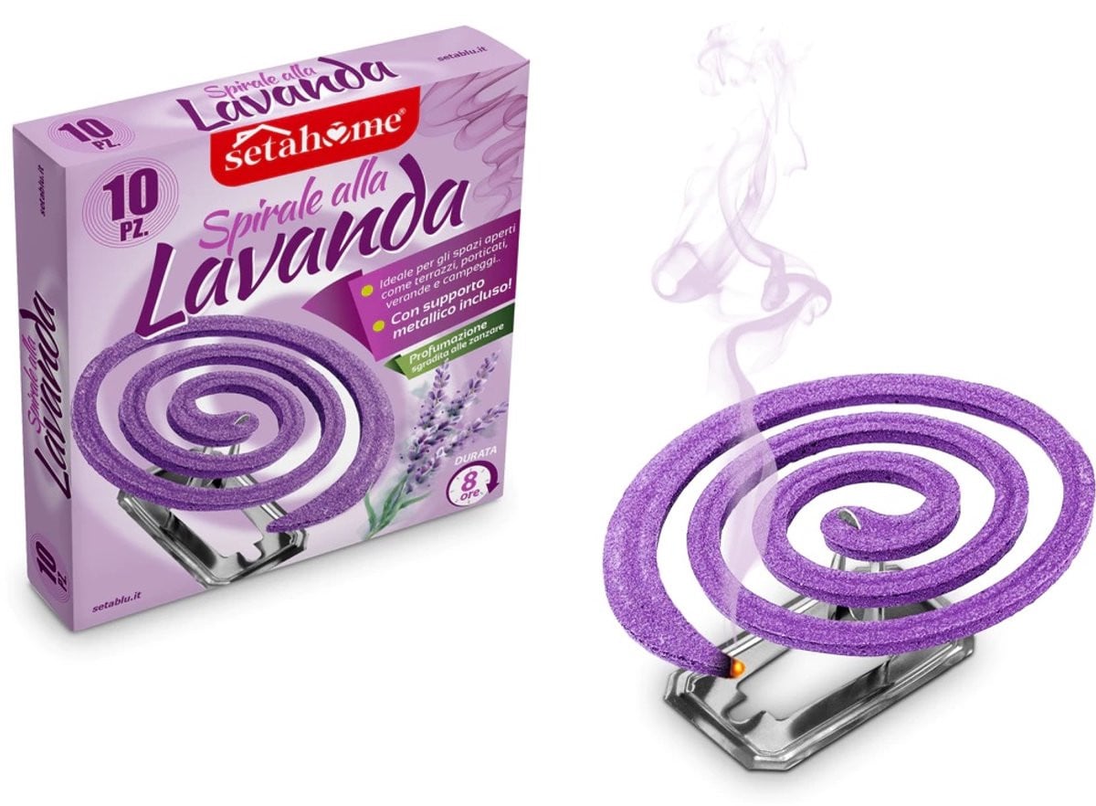 Lavendel Spiraal Wierook tegen Muggen - 10 stuks