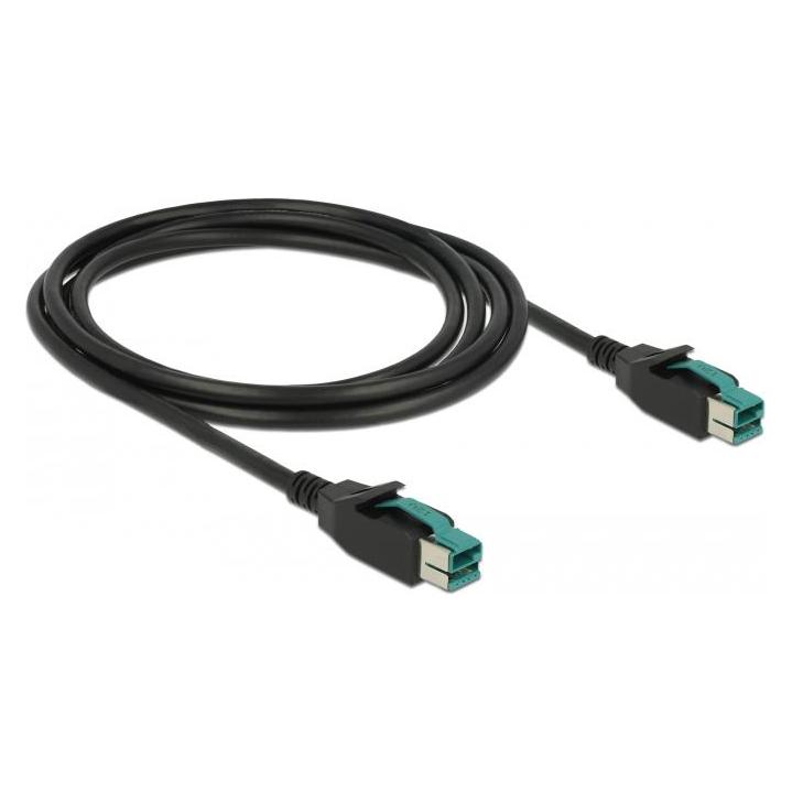 Delock 85493 PoweredUSB Kabel Stecker 12 V (2 m, USB 2.0) (85493)