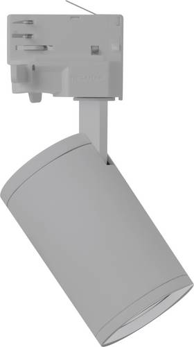 Megaman Hochvolt-Schienensystem-Leuchte 3phasig GU10 8W LED Silber