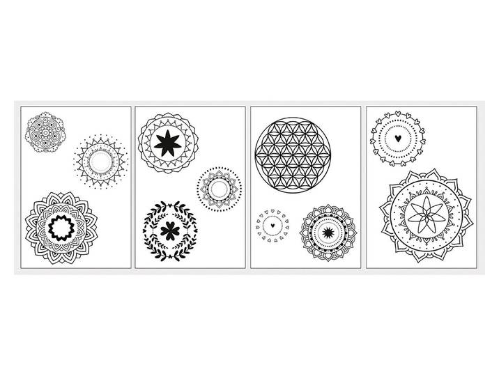 Rayher Transferpapier mit Vorlagen Mandalas A4 5 Stück