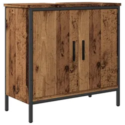 Helloshop26 - Platzsparender Designer-Waschtisch 60 x 30 x 60 cm aus Holzwerkstoff mit Antikholz-Finish