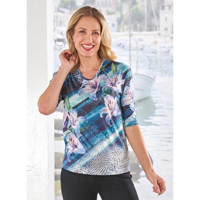 Langarm-Shirt "Lilien" Amélie di Santi