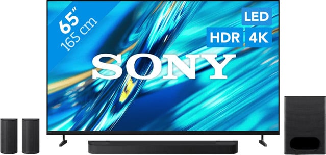 Sony Bravia 3 II Led TV 65 inch en Sony Bravia Theatre System 6 Zwart