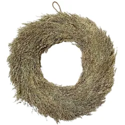 Chic Antique Fleur Kranz aus getrocknetem Gras, Ø 35 cm, getrocknetes Gras