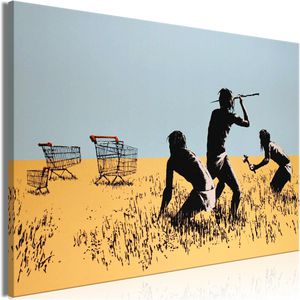 Artgeist Wandbild Trolley Hunters, Leinwand, Querformat, 120 x 80 cm