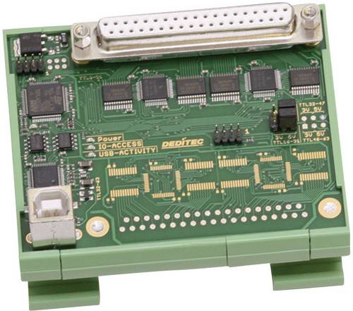 Deditec USB-TTL-32 USB-TTL-32 I/O-Modul USB Anzahl digitale Ausgänge: 32 Anzahl digitale Eingänge: 32