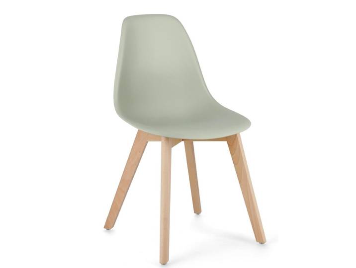 Set 2 chaises hêtre vertes