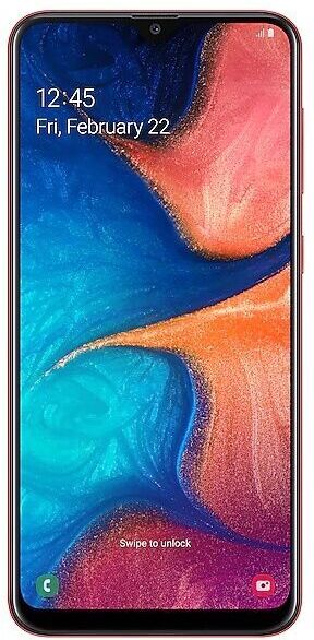 SAMSUNG Galaxy A20   Single-SIM   red - Refurbished