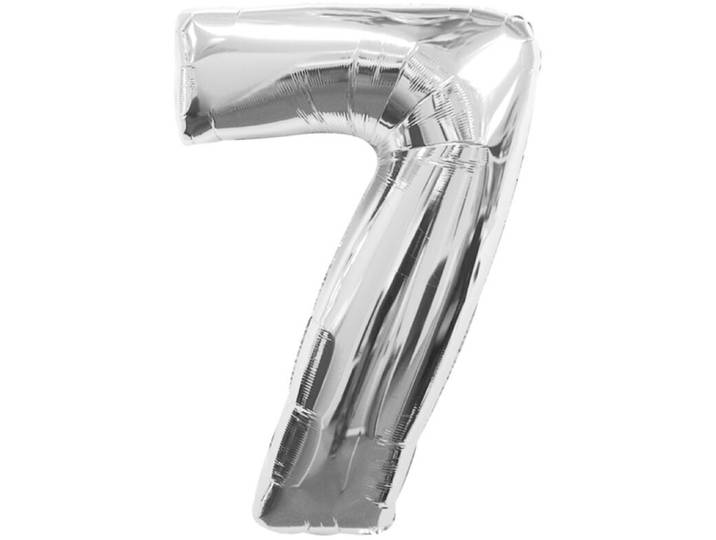 Luftballons Office silber Folie H 86 cm 1 Stk
