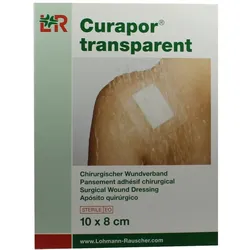 Lohmann Rauscher Curapor transparent Wundverband steril 5 Stück - 10 x 8cm 5 St