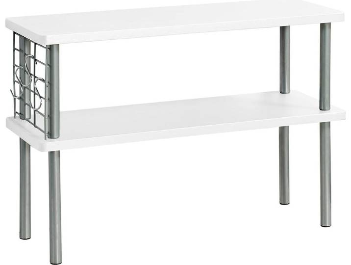KESPER Etagère de cuisine à deux niveaux\, blanche KESPER 27836