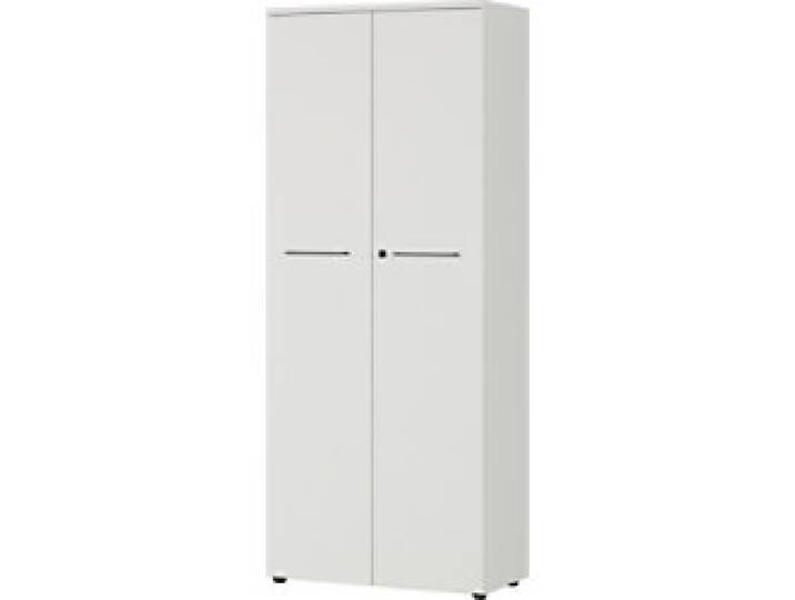 GERMANIA Schrank Agenda Melamin 4237-69AUFB Hellgrau 800 x 400 x 1.970 mm