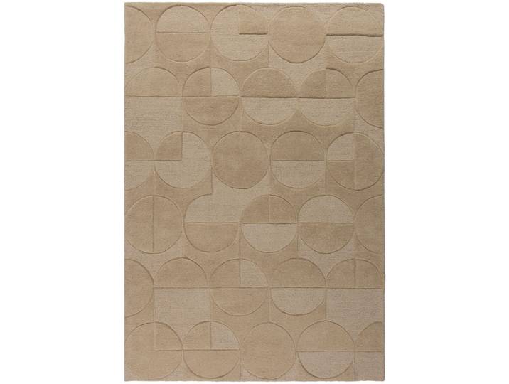 Teppich Igreg Beige Architektonisch Wolle 290 x 200 cm