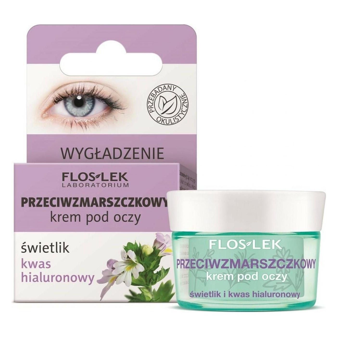 Floslek Eye Care (Augenpflege Crème, 15 ml, Tag) (5905043007021)