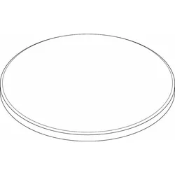 Abdeckung D670 Deckel schwarz - 87185413690