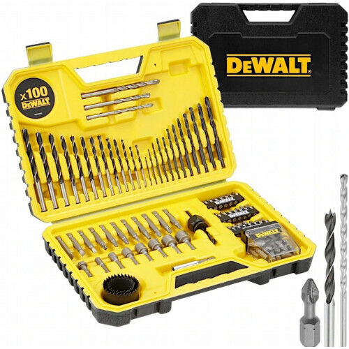 DeWALT DT71563-QZ Jeu d&amp;#039;accessoires de 100 pieces en mallette, TOUGHCASE+