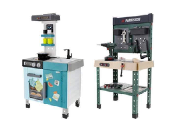 LUPILU® Cuisine ou Établi PARKSIDE® en bois