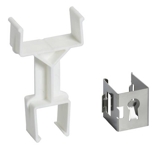 Schneider Electric KBB40ZFG2 KBB Kabelrinnenträger f. 25mm Kabelrinne oberhalb des Schienenverteilers Kleinverteilerzubehör 10St.