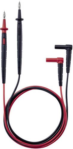 Testo 0590 0011 Sicherheits-Messleitungs-Set Stecker 4mm Prüfspitze, Lamellenstecker 4mm 1.22m Schwarz, Rot 1St.
