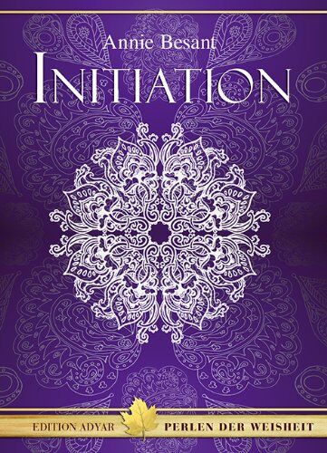 Annie Besant - Initation - Preis vom 17.10.2026 19:25:27 h