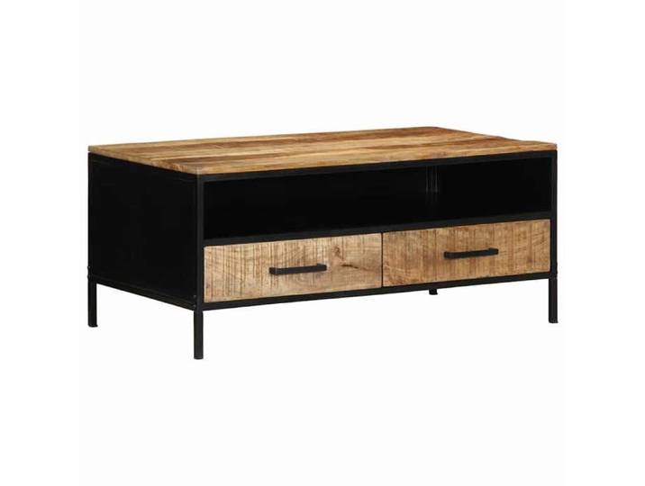 HOT SALE*Table basse élégante - Support 20 kg - SHELD - Table à café - avec tiroir Marron 90x50x40cm M4480829