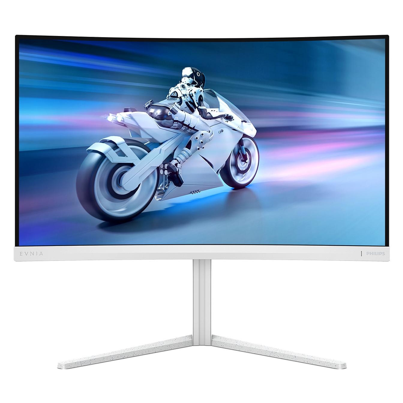 Philips Evnia 27M2C5501 - 27 Zoll QHD Curved Gaming Monitor, weiss (2560 x 1440 Pixel, 27") (27M2C5501/00)