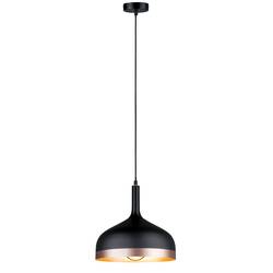 Paulmann Neordic Embla 79629 Pendelleuchte LED E27 20 W Schwarz, Kupfer matt