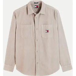 Relaxed-Fit Cordhemd Beige M