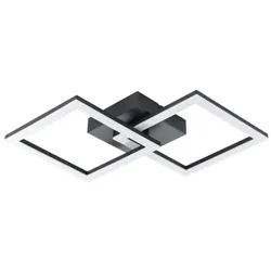 Eglo HUERTA-E LED Deckenleuchte Schwarz 74059