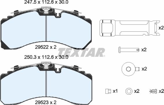 Textar 2952201 Für Daf