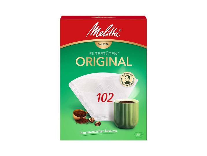 Melitta Original 102 / 80 Stück Filtertüten Weiss