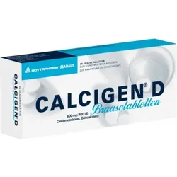 CALCIGEN D 600mg/400 I.E. 40 St Brausetabletten