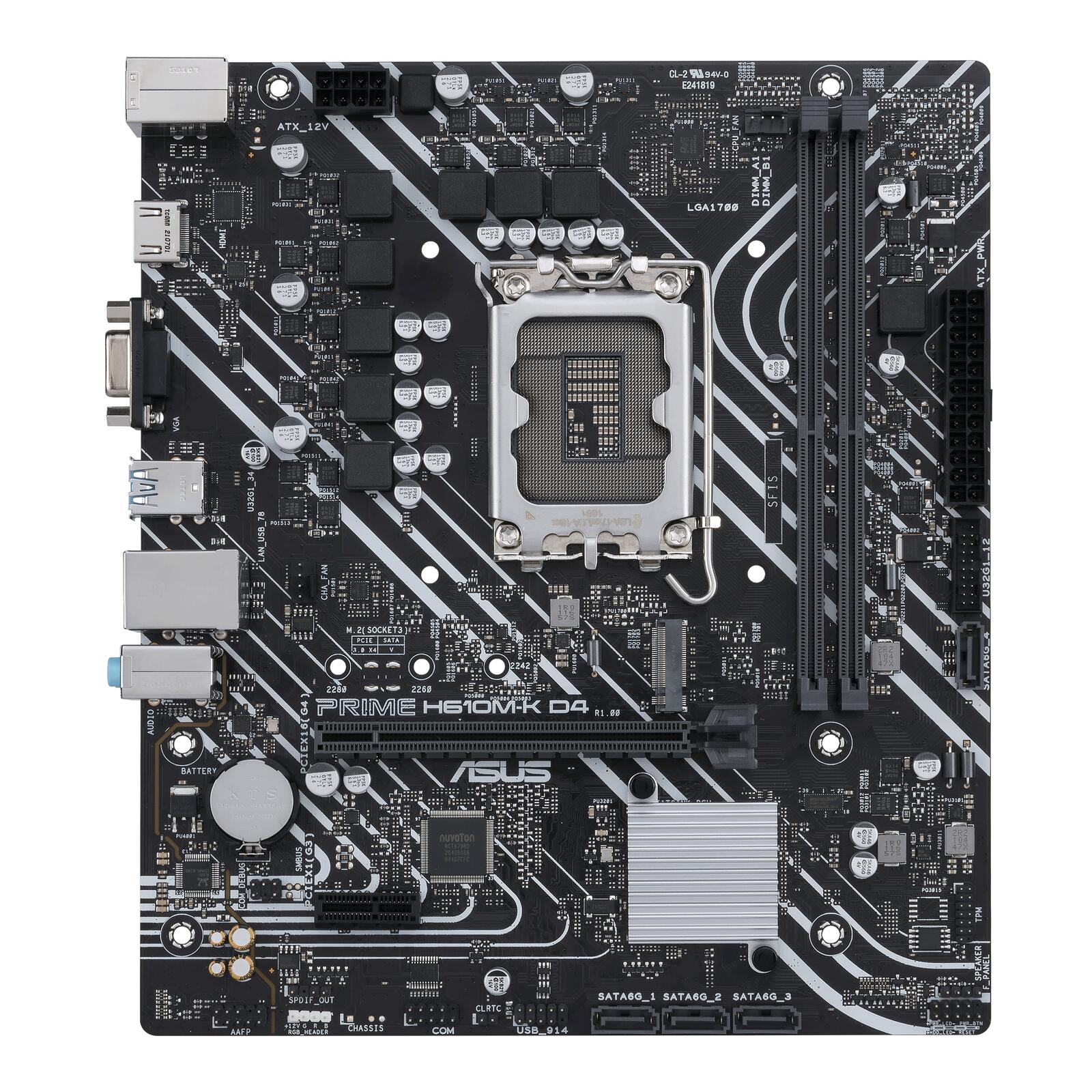ASUS PRIME H610M-K D4 90MB1A10-M0EAY0