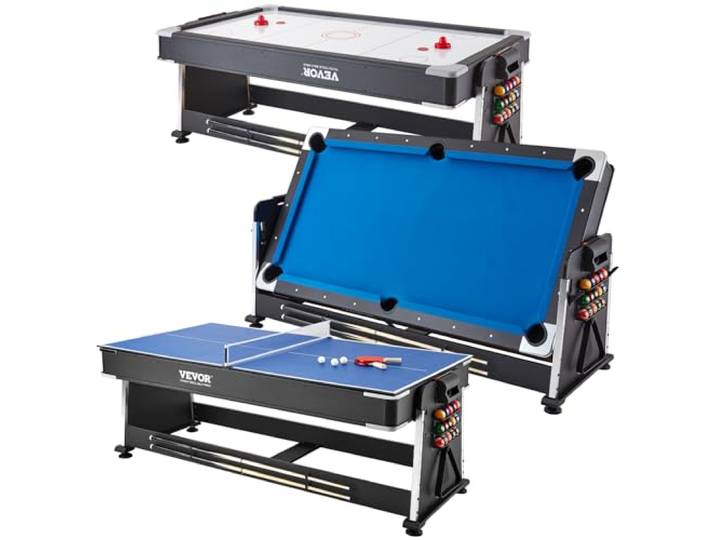 VEVOR Table de Air Hockey\, Table de Jeu pour Adulte\, Enfants\, Personnes âgées