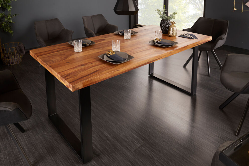 Eettafel sheesham hout 200 cm