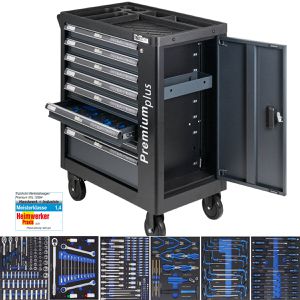 Trutzholm Werkzeugwagen Premium Plus 27300, 254-teilig, anthrazit, 8 Schubladen, mit Werkzeug