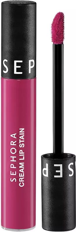 SEPHORA - Cream Lip Stain - Samtiger kussechter Lippenstift - Flüssiger matter Lippenstift, 5 ml,  Sunrise Pink