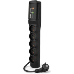 Acar, Steckdosenleiste, Steckdosenleiste XP Easy Steckdosenleiste 5,0m schwarz (5x, CEE 7/4, 5 m)