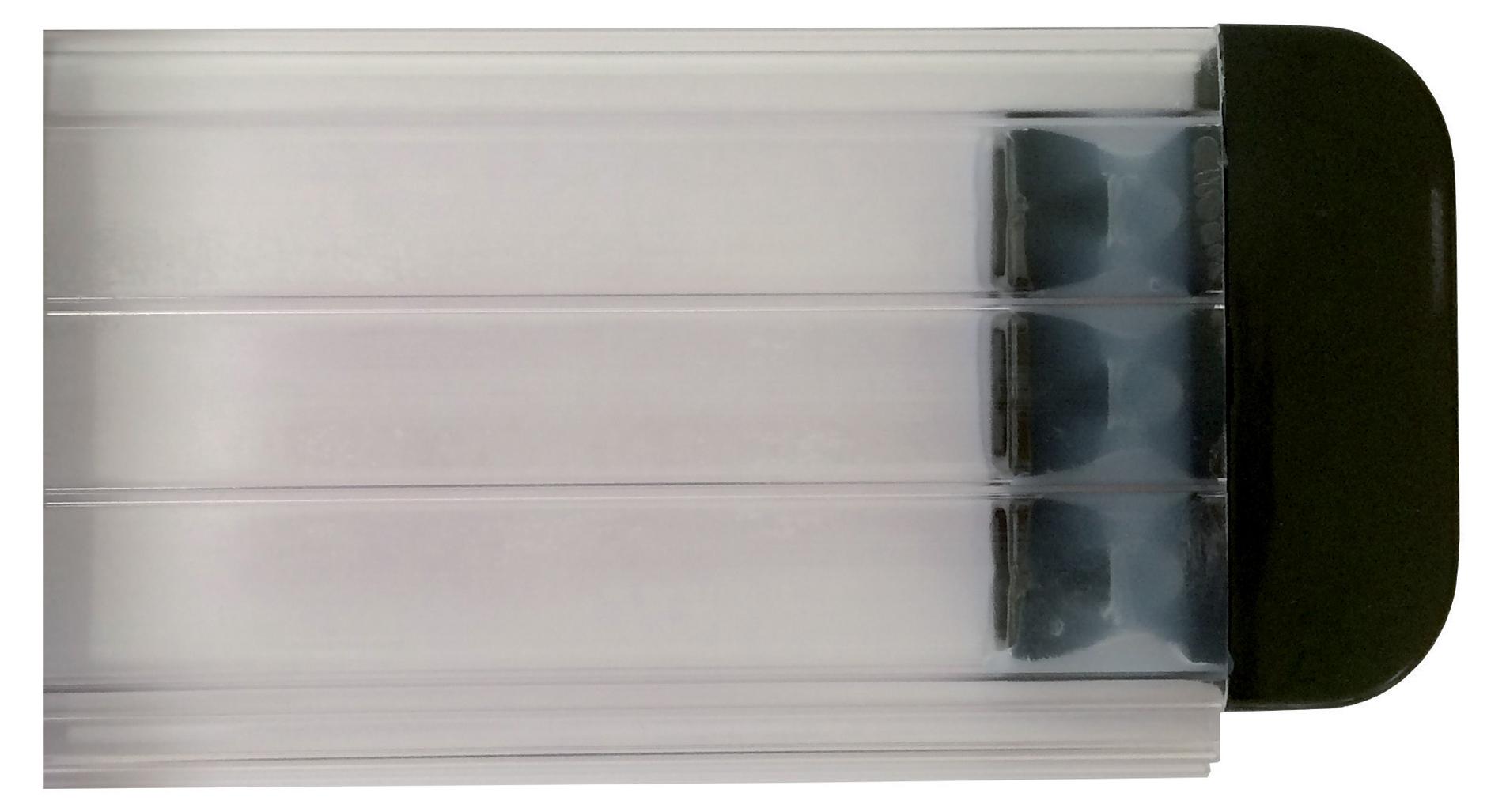 Poolabdeckung Rollladen TIXIT - Lamellenabdeckung aus PVC & Polycarbonat - 4,0 x 8,0 m . Kristall . Polycarbonat L69