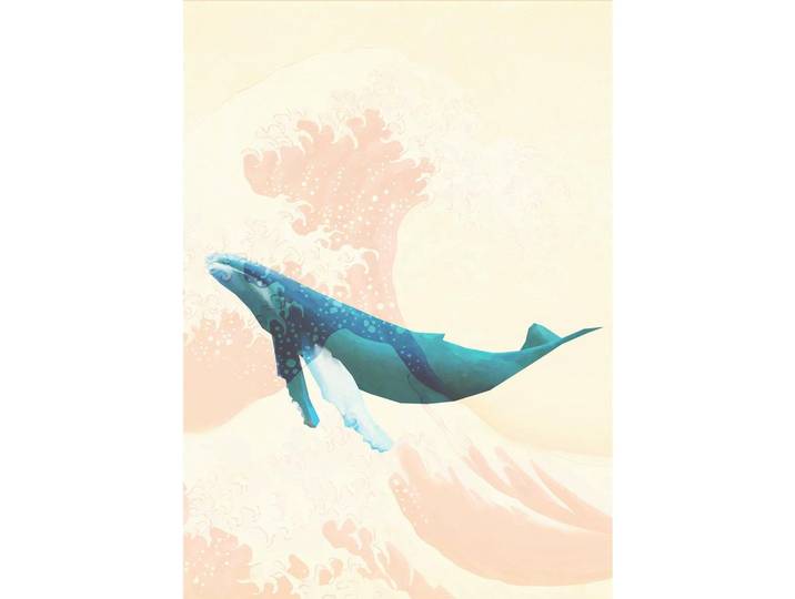 FOTOTAPETE WHALE VOYAGE
