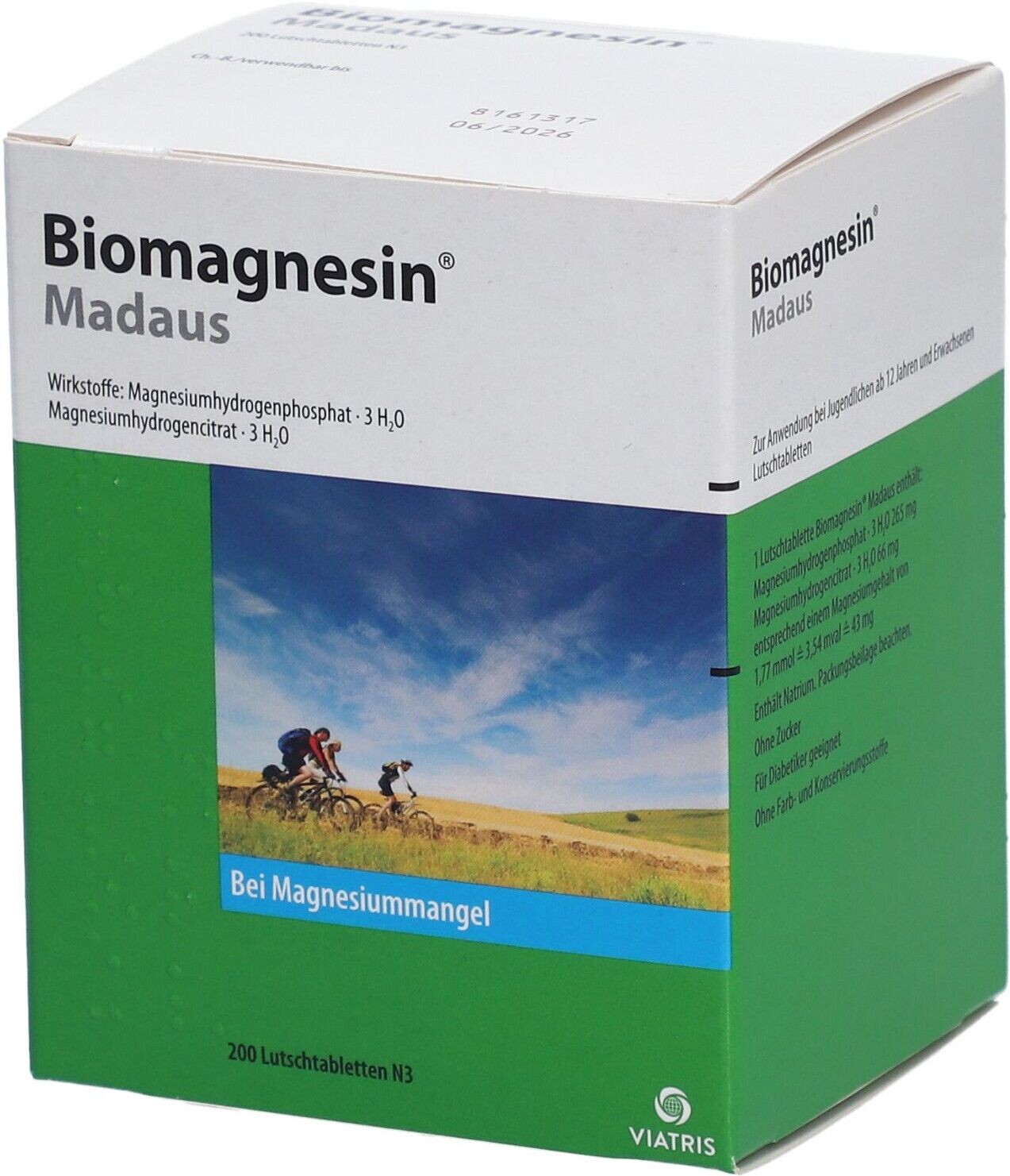 Biomagnesin Madaus Lutschtabletten 200 St