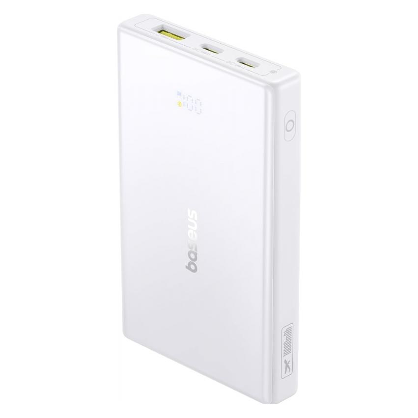 Baseus Powerbank PicoGo, 10.000 mAh, 20 W, QC + PD, Weiss P10076801213-00 (10000 mAh, 20 W) (P10076801213-00)