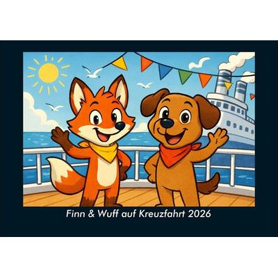 Finn & Wuff auf Kreuzfahrt 2026 Fotokalender DIN A4