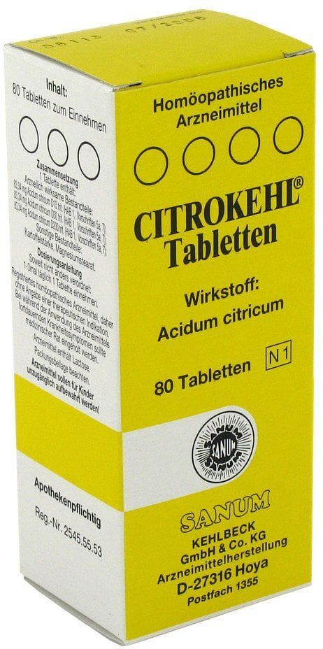 Citrokehl Tabletten 80stk
