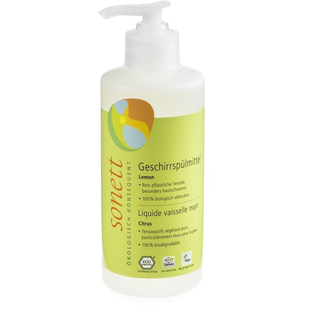 Sonett Geschirrspülmittel Lemon Pumpspender 300 ml Reinigungsmittel